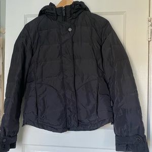Down black Calvin Klein coat